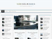 Tablet Screenshot of guirigirlinbarca.com